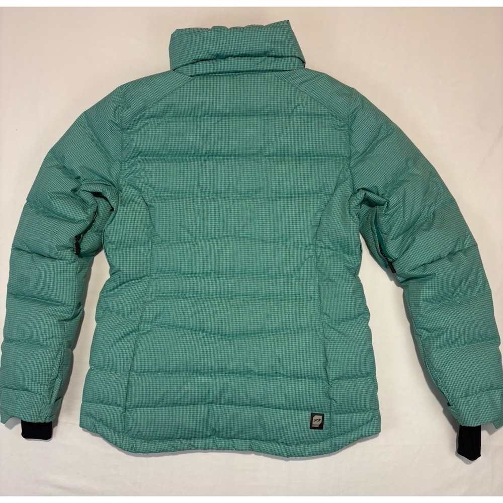 Orage Puffer Ski Jacket Feather Down Fill  Prime 20  Women's Medium Aqua No Hood - Picture 5 of 16